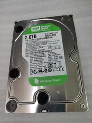 【電腦零件補給站】故障品 銷帳 報帳 ~~ 綠標 WD20EARS 2TB SATA 3.5吋硬碟