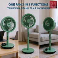XMA Fan 4 Speed Motor 3 in 1 Height Adjustment - Table/Living/Stand Air Circulation Fan XCSF-103PP