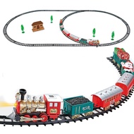 Electric Train For Children Battery Operated Train With Carriages And Tracks Classical Toy Train Set