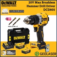 DeWALT 20V MAX DCD805 XR Brushless Cordless 13mm Hammer Drill/Driver (DCD805M2)