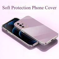 Luxury Solid Color Electroplated Phone Case For Xiaomi Poco C31 C40 C51 C61 C65 C71 C85 F2 C3 C50 Pr