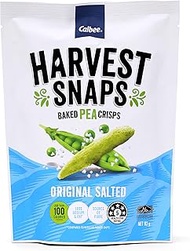 Calbee Harvest Snaps Original Salted Baked Pea Crisps, 93g