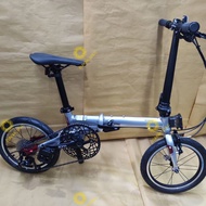 16" CAMP HAZY (40-305) 9 SPEED FOLDING BIKE | READY STOCK