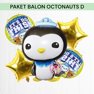 Octonauts D Balloon Package/Octonauts Birthday Decoration Kwazii Peso Tweak Barnacles