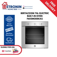 Bertazzoni 60cm 5-function Built-in Oven F605MODEKXS