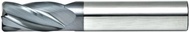 Alfa Tools CRM73021AL 3/8X3/8 4 Flute Corner Radius Single End AlTiN Carbide Mill Made In USA,