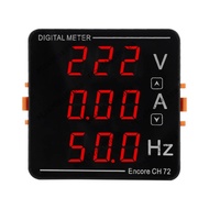 Voltmeter Ampere Meter HZ Meter Digital 500V 120A CH-72 VAHz Panel Kotak CH72 Voltmeter Ampere Meter