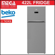 BEKO RDNT470E50VZP 422L 2-DOOR FRIDGE (2 TICKS)