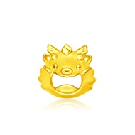 (SINGLE-SIDE)  CHOW TAI FOOK 999 Pure Gold  Earring - Dragon R33397