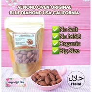 Almond 100gr kacang almond panggang halal roasted almond kacang badam cemilan snack peanut bumil bus