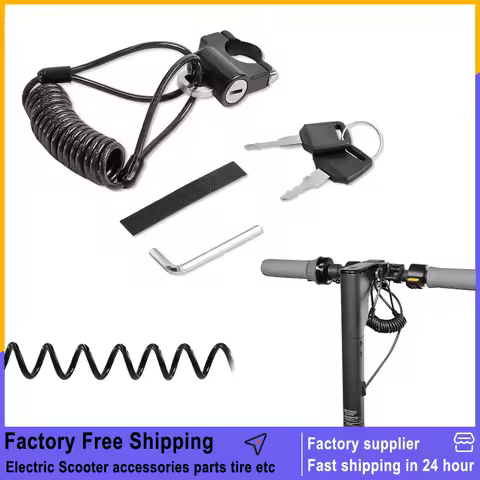 Electric Scooter Anti-theft Security Lock for Xiaomi M365 Pro 1S for Ninebot Max G30 G30D Multifunct