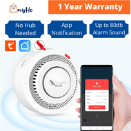 TUYA WIFI Wireless Standalone Fire Smoke Alarm Detector WiFi Smoke Detector Portable Fire Sensor for