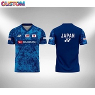 【Free Custom】Japanese Badminton Jersey Japan Denmark Open