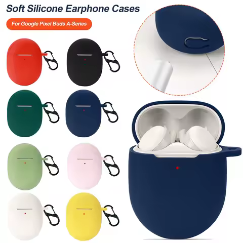 for Google Pixel Buds A-Series Silicone Earphone Protective Case Wireless Headphone Cases Earbuds Ho