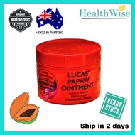 [AUSTRALIA] ORIGINAL LUCAS PAPAW OINTMENT 75G 200G JAR suitable for lip Balm, baby nappy