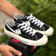 LOKAL Men's Sneakers Aekoshoes New Basic Black and White Indonesian LocalOriginal