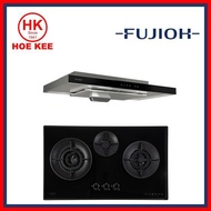 Fujioh FH-GS 7030 SVGL Glass Hob + Fujioh Slimline Hood FR-MS1990 GBK