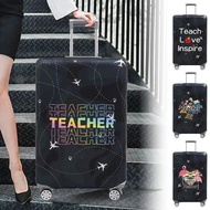 Luggage Cover Suitcase Protector Covers Printing Teacher Series 18-32 Inch Baggage Washable Prevent 