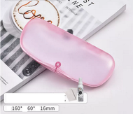 DDS - 收納眼鏡盒(規格:透明粉【送鏡布+清洗液】)#N134_016_066