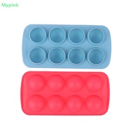 Mypink 8Cavity Semi-circular Shape Silicone Ice Cube Mold For Party Bar Drink Whiskey Cocktail Chocolate Ice Cream Maker Ice Box SG
