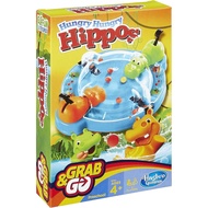 Hasbro Gaming Elefun & Friends Hungry Hungry Hippos Grab & Go Game