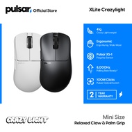 Pulsar Xlite CrazyLight Wireless Mouse - Jet Black/Uyuni White [Ergonomic/8h/41g/XS-1/8k]