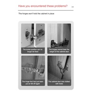 Stainless Steel Cabinet Door Hinge Repair Plate NestThai Fixed Hinge Repair Plate