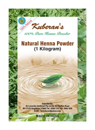 KUBERAN'S 100% PURE HERBAL NATURAL HENNA POWDER FOR HAIR