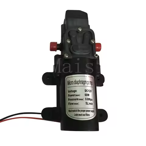 Maisi Electric Diaphragm Water Pump DC12V 60W Automatic Switch 5L/min High Pressure Car Washing Spra