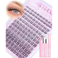 WispyLashClustersKitVenus Invisible with Eyelash Cluster 8-16mm Eyelash Extension Kit Eyelash Cluste