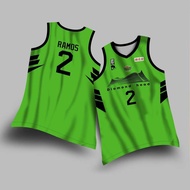 Levanga Hokkaido x Japan  B. League White Jersey |  Dwight Ramos #2 Diamond Head | Full Sublimation 