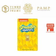 TURBO [1GM] SpongeBob SquarePants Perth Mint Gold Bar 9999Gold