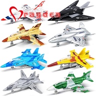 Fighter Jet Toy Model Airplane Playset Aircraft Plane Military Air Force Set Diecast Pull Back Toy P