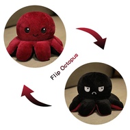 Plush Toy Two-sided Octopus Doll Double-sided Flipping Face Angry Little Octopus Flipping Octopus Do