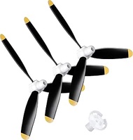 Jenaai 3 Sets F4U RC Plane Propeller 3 Blade Propeller Compatible with 761-8 761-9 761-16 T28 P47 Fi