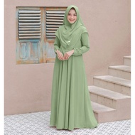 REBINAU COD Mayra Syari Baju Gamis Wanita Remaja Dewasa Ibu Ibu BUSUI Resleting Depan Terbaru 2022 K