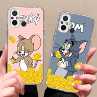 T44 Cat gold Mouse TPU Case for Xiaomi Redmi POCO C3 A1 9T 11A 12C M3 A2