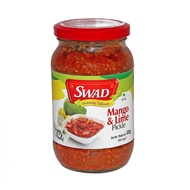 SWAD Mango & Lime Pickle 400g (Product of India) Export pack | Premium Quality Pickle (Halal Certifi