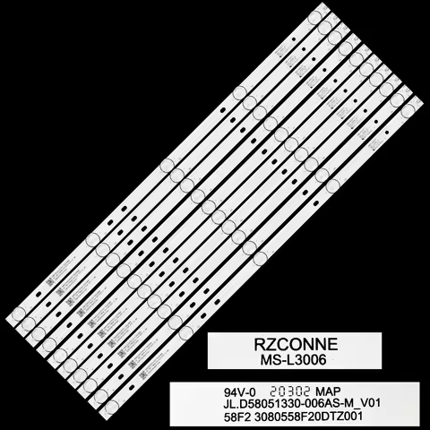 LED BackLight Strip For K58DLX11US ST-6040U RT58 CX58D05-ZC62AG-02 HL-00580A30-0501S-04 A0 JL.D58051