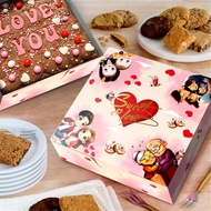 Crystal Box 6 Size 20 x 20 x 6 cm | Cake Gift Souvenir Box | (Price Listed for 8 Pcs)