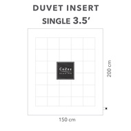 ไส้ผ้านวม ผ้านวม ขนห่านเทียม เกรดพรีเมี่ยม โรงแรม5ดาว / 100%Lyocell Sateen ไส้ใยไมโครไฟเบอร์ / ไมโค