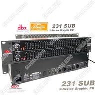 Equalizer Dbx 231 Sub Output Subwoofer Grade A Equalizer Dbx231 Plus 2Series Graphic EQ Dbx 231Sub