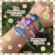 Bracelet charm unisex adjustable Bracelet The photehecary diaries Sousou no frieren anime Jinshi Mao