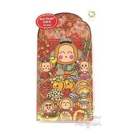 SANRIO - Osaru No Monkichi 港版 2023 兔年 賀年 紅色造型 特色 利是封 10個裝 紅封包 紅包 壓歲錢 新年 8.2x12cm 馬騮仔 淘氣猴