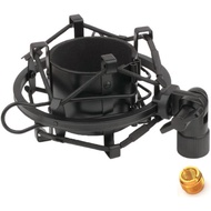 TH106 Black Spider Universal Microphone Shock Mount Holder Adapter Clamp Clip 48-51MM Diameter Besar