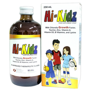 Hi Kidz Vitamins for Kids Pampatangkad Original Syrup with CGF, Taurine, Lysine, Zinc 250ml