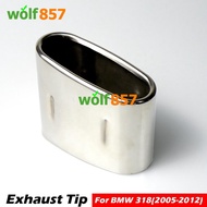 BMW E90 3 Series 318 2005-2012 Stainless Steel Exhaust Muffler Tailpipe Square Outlets Tip