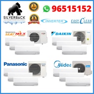 MITSUBISHI DAIKIN MIDEA PANASONIC Aircon system (Installation included)