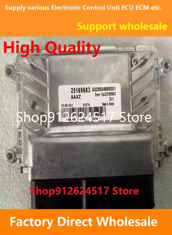 25189683 ECU A2C9954690001 Engine Computer Board Compatible 25189682 5WY1J27A For Chevrolet Cruze Ep