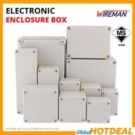 WIREMAN PVC Multipurpose Waterproof  IP56/ Weatherproof Electronic Project Enclosure Box (3X3, 4X4, 